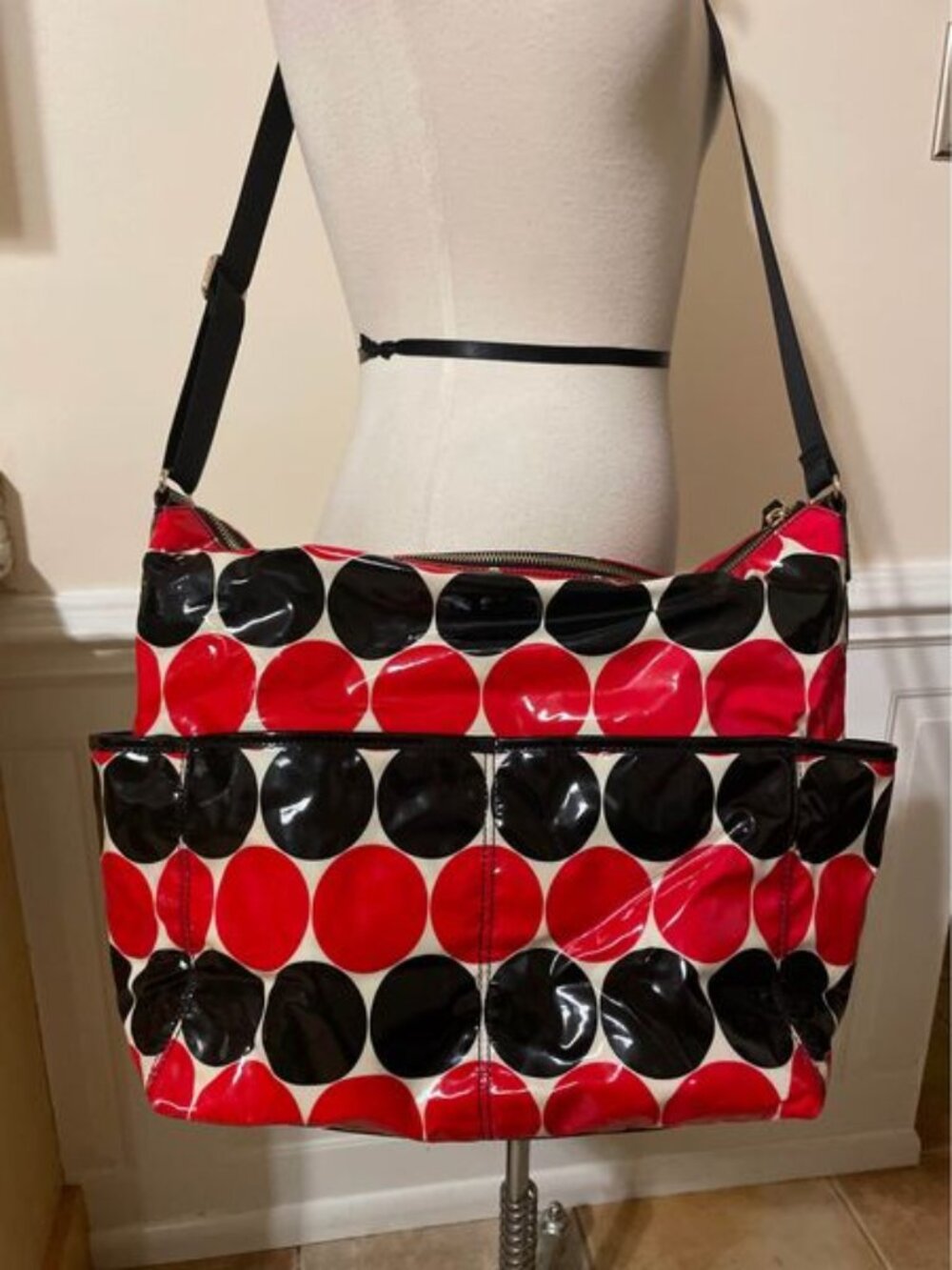 The Kate Spade Serena Polka-Dot Baby Bag